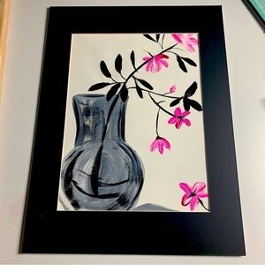 Original Artwork Acrylic on Canvas Sheet Impressionism Simple Design 12 x 16